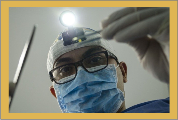 Open your oral cavity, here's a dentist getting ready to dive right in.