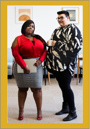 Losing weight fast might be on these ladies minds.  OMY weight loss might help them.